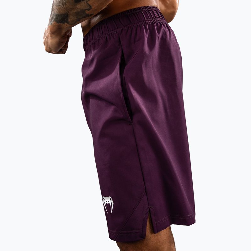 Pantaloni scurți de antrenament pentru bărbați Venum Contender Training dark purple/white 6