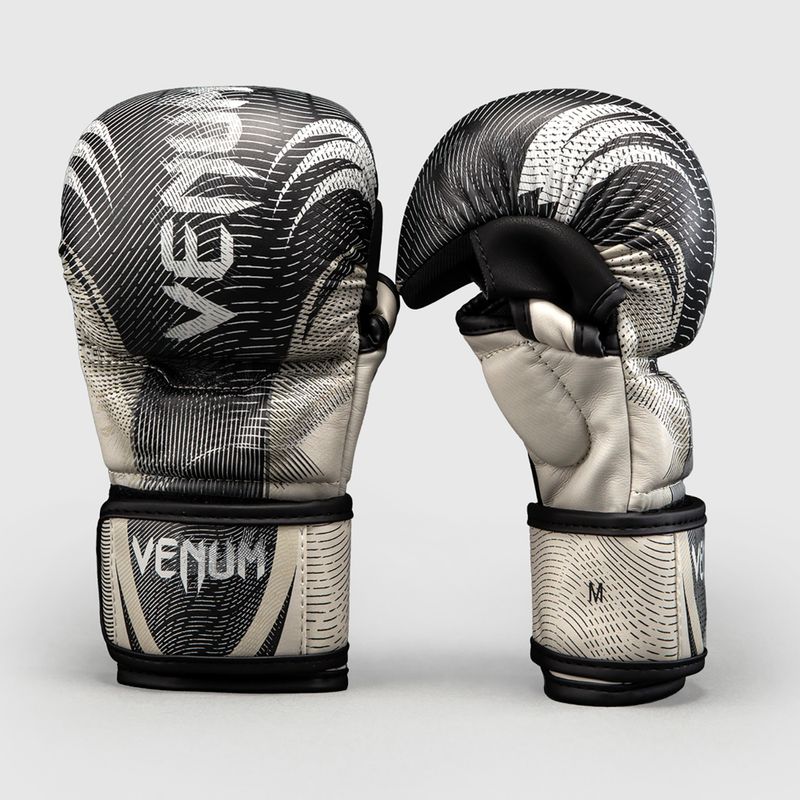 Mănuși de sparring Venum Galactic 3.0 Sparring off white/black 2
