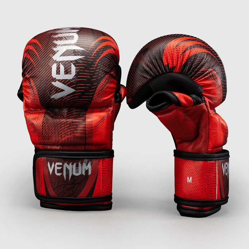 Mănuși de sparring Venum Galactic 3.0 Sparring red/slver 2