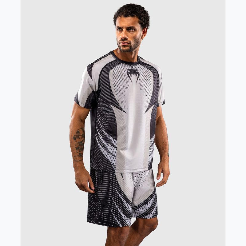Tricou pentru bărbați Venum Galactic 3.0 Dry Tech off white/black 4