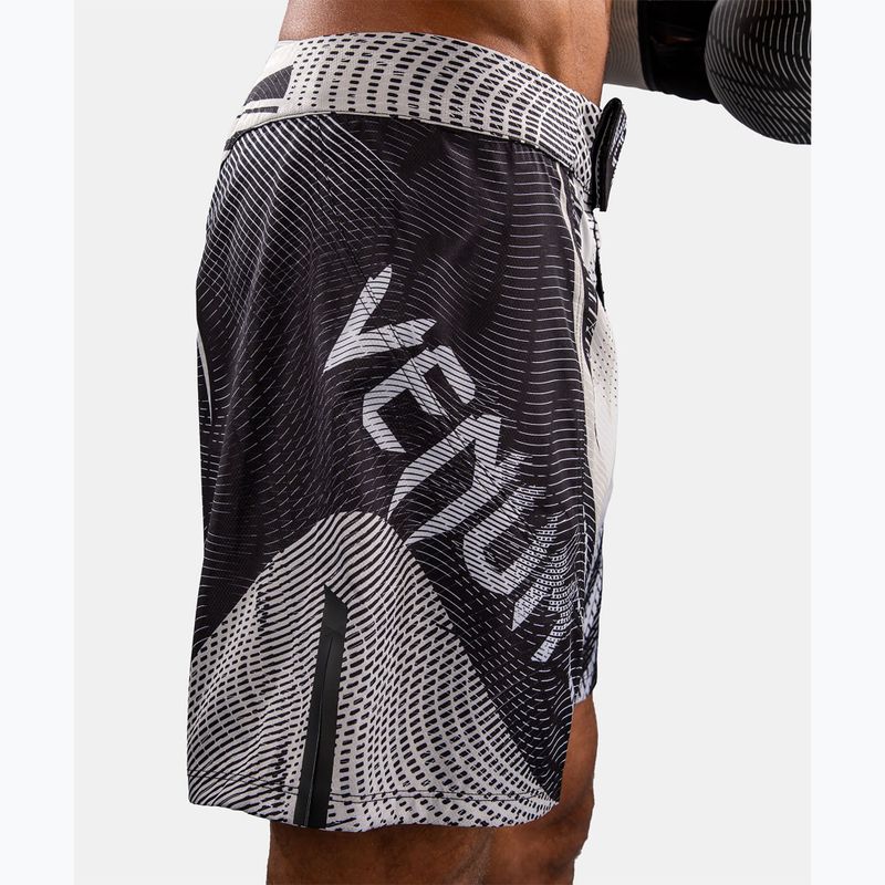 Pantaloni scurți de antrenament pentru bărbați Venum Galactic 3.0 Fight off white/black 8