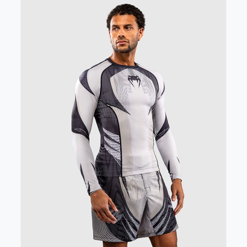 Venum Galactic 3.0 Rashguard LS off white/black 4