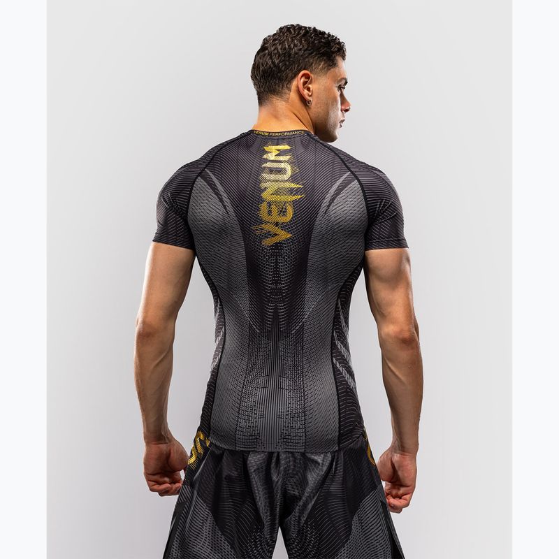 Rashguard pentru bărbați Venum Galactic 3.0 Rashguard SS black/gold 2