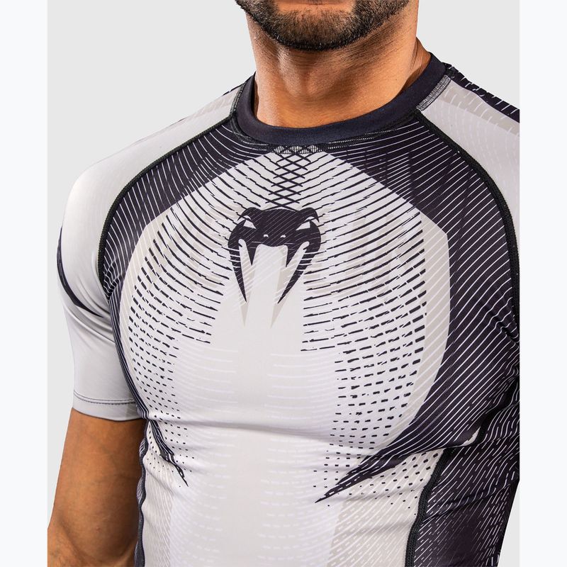 Rashguard pentru bărbați Venum Galactic 3.0 Rashguard SS off white/black 5