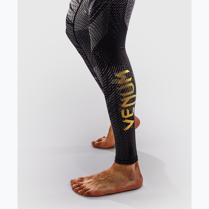 Colanți de antrenament pentru bărbați Venum Galactic 3.0 Spats black/gold 6