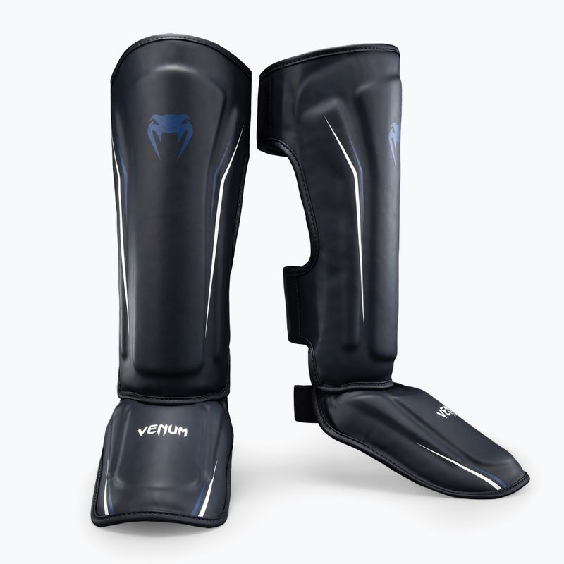 Apărători tibii Venum G-Core Shin navy blue/white 2