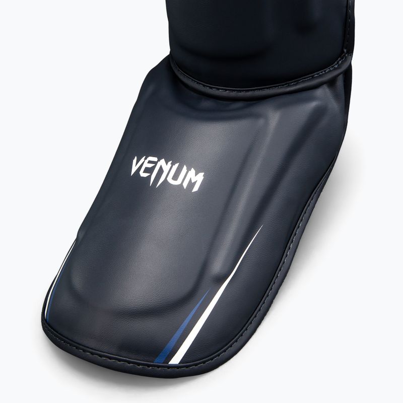 Apărători tibii Venum G-Core Shin navy blue/white 4