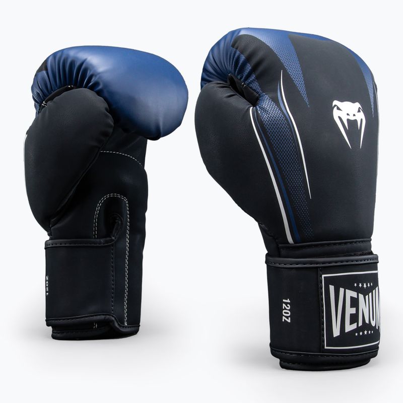 Mănuși de box Venum G-Core Boxing navy blue/white 2