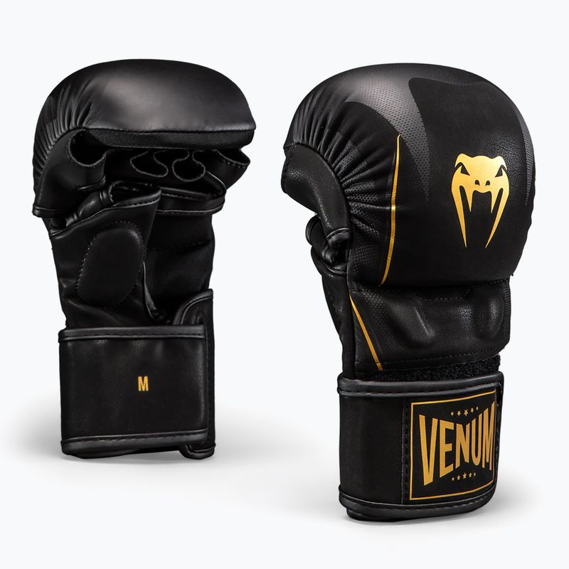 Mănuși de MMA Venum G-Core Sparring black/gold 2