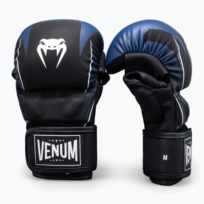 Mănuși de MMA Venum G-Core Sparring navy blue/white 2