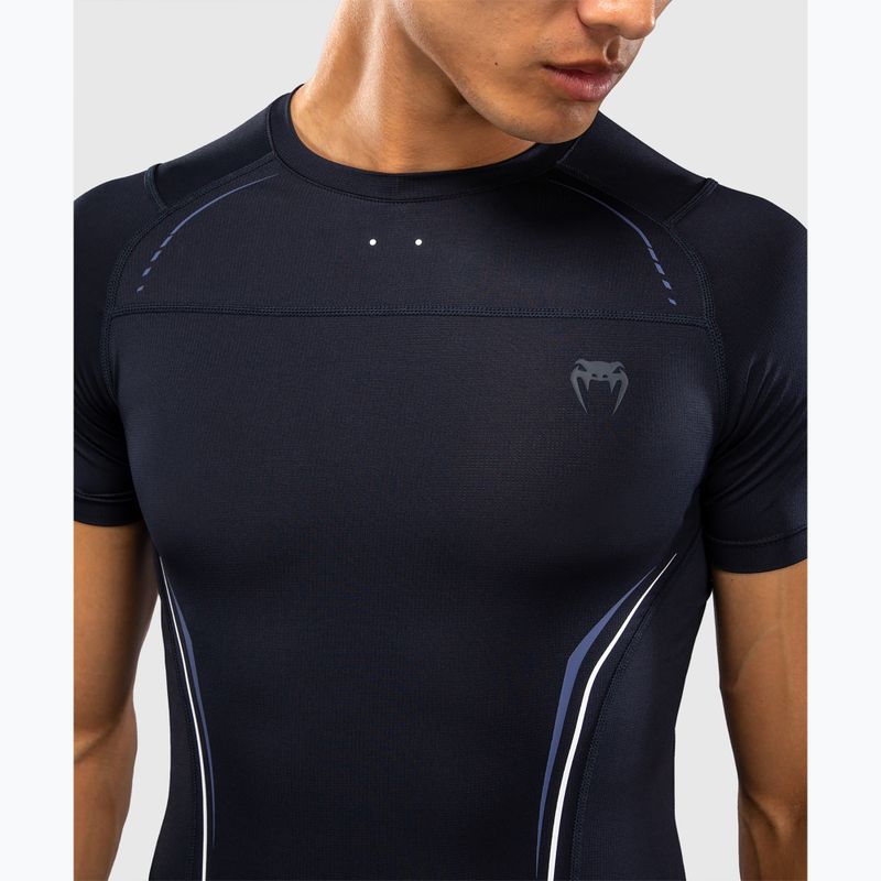 Rashguard pentru bărbați Venum G-Core Rashguard SS navy blue/white 5