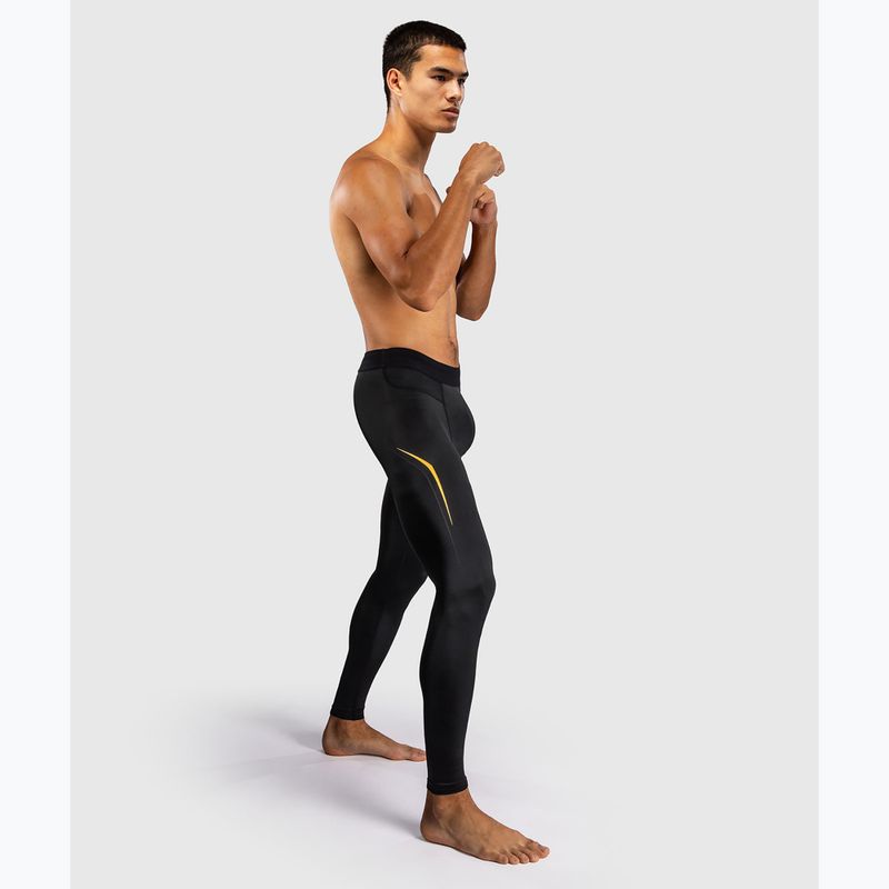 Colanți de antrenament pentru bărbați Venum G-Core Spats black/gold 2