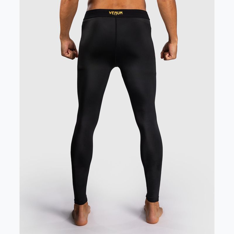 Colanți de antrenament pentru bărbați Venum G-Core Spats black/gold 3