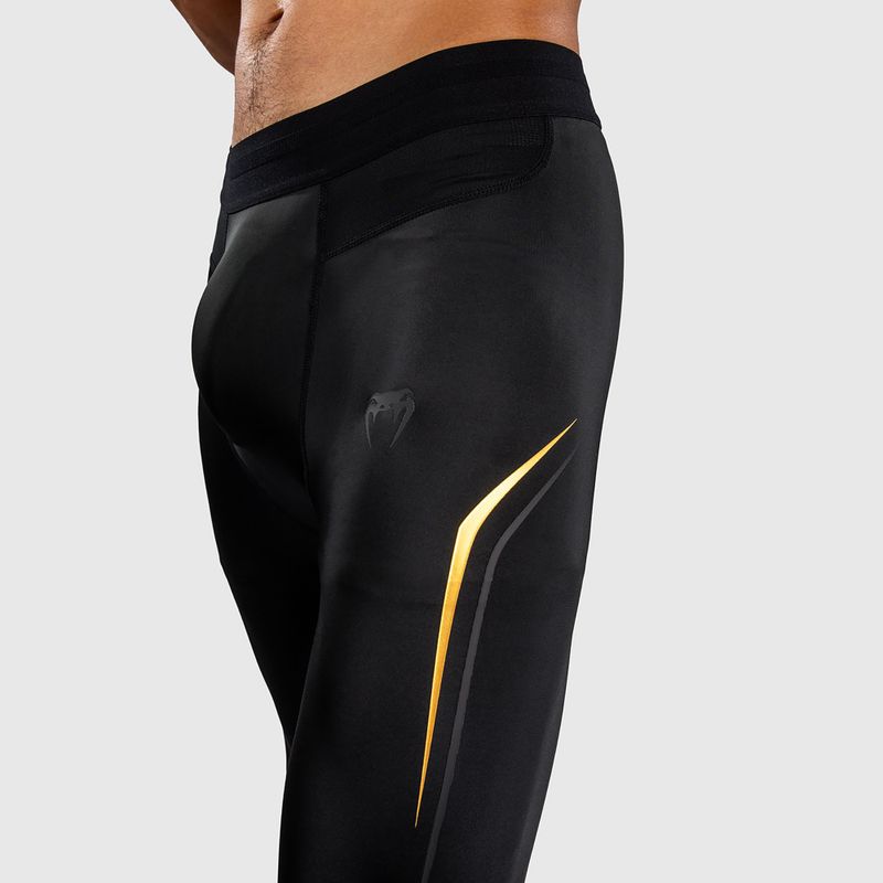 Colanți de antrenament pentru bărbați Venum G-Core Spats black/gold 5