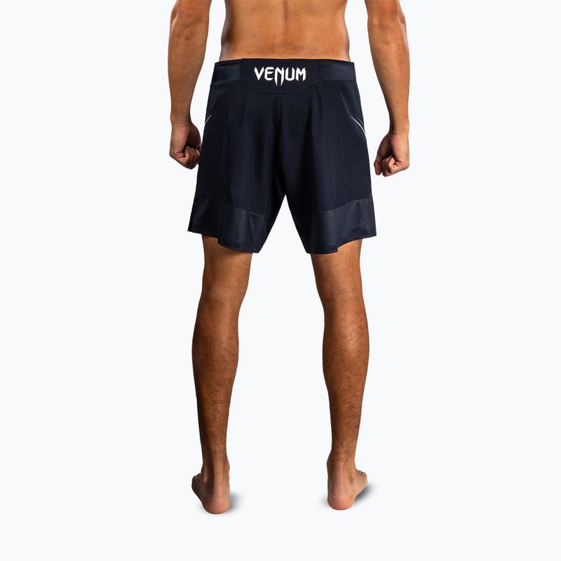 Pantaloni scurți de antrenament pentru bărbați Venum G-Core Fight navy blue/white 3