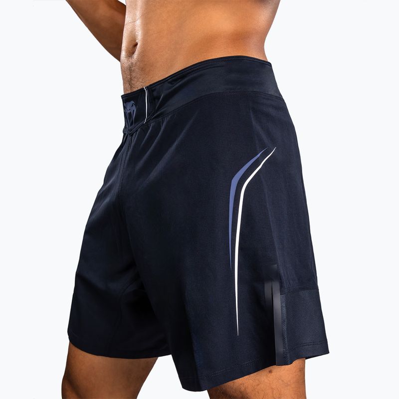 Pantaloni scurți de antrenament pentru bărbați Venum G-Core Fight navy blue/white 6