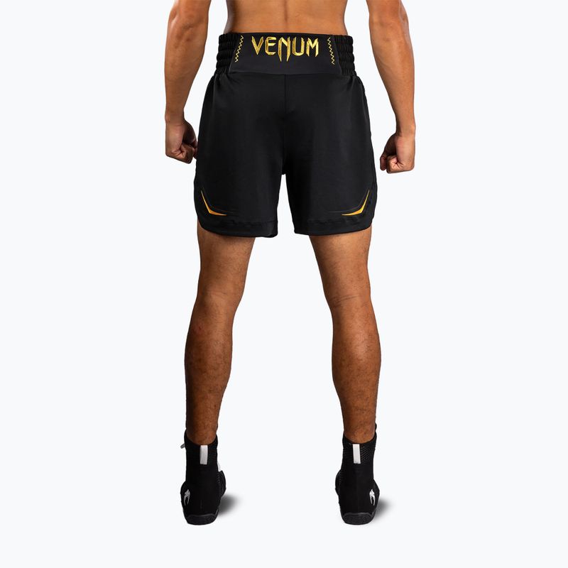 Pantaloni scurți de antrenament pentru bărbați Venum G-Core Boxing black/gold 3