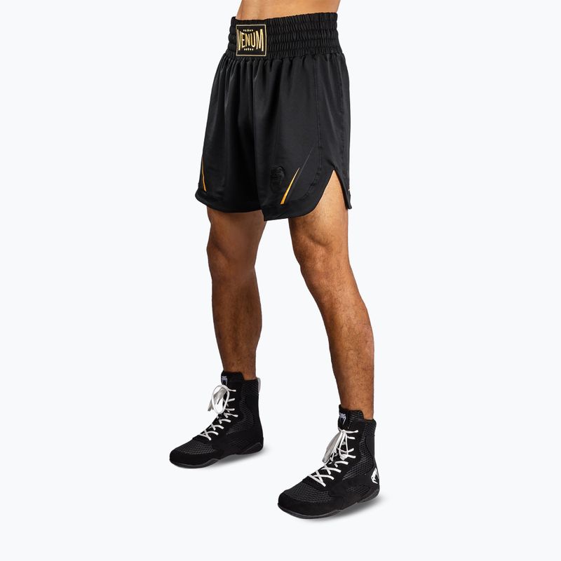 Pantaloni scurți de antrenament pentru bărbați Venum G-Core Boxing black/gold 4
