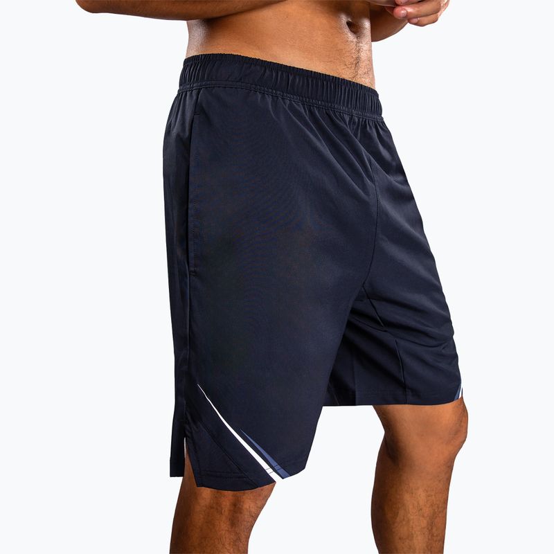 Pantaloni scurți de antrenament pentru bărbați Venum G-Core Training navy blue/white 5