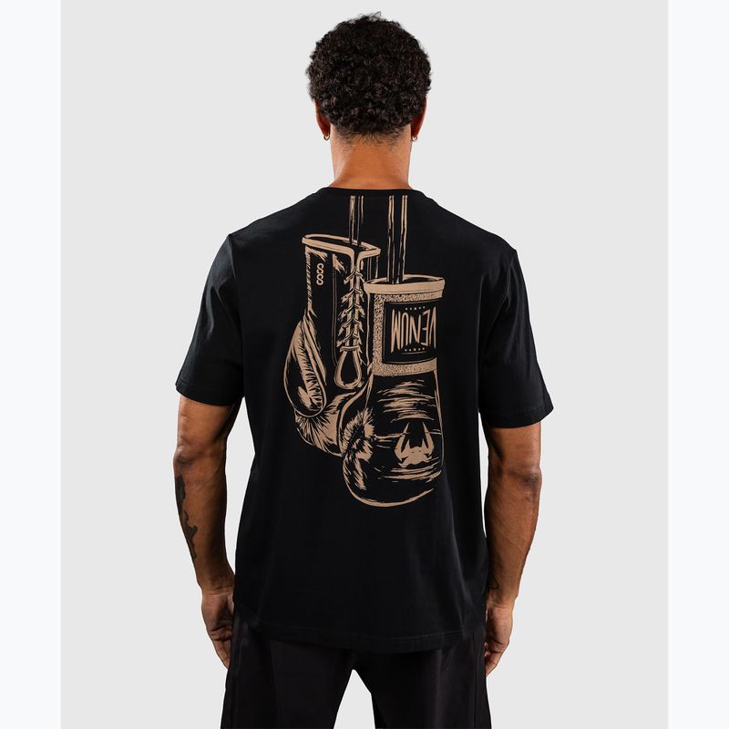 Tricou pentru bărbați Venum Fight Icon Cotton black 2