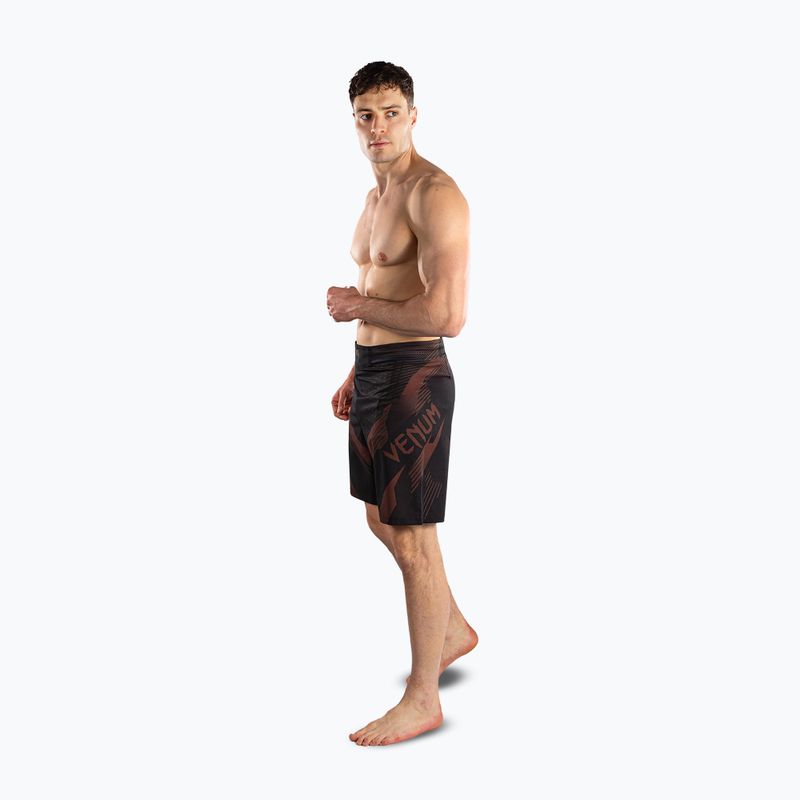 Pantaloni scurți de antrenament pentru bărbați Venum No-Gi 6.0 Fight black/brown 2