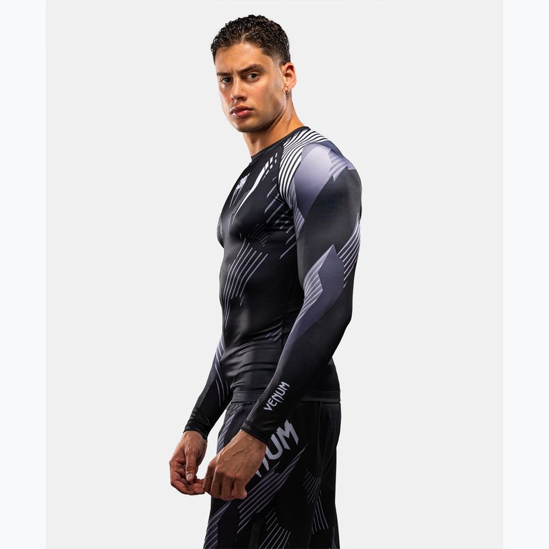 Rashguard bărbați mânecă lungă Venum No-Gi 6.0 Rashguard black/white 3