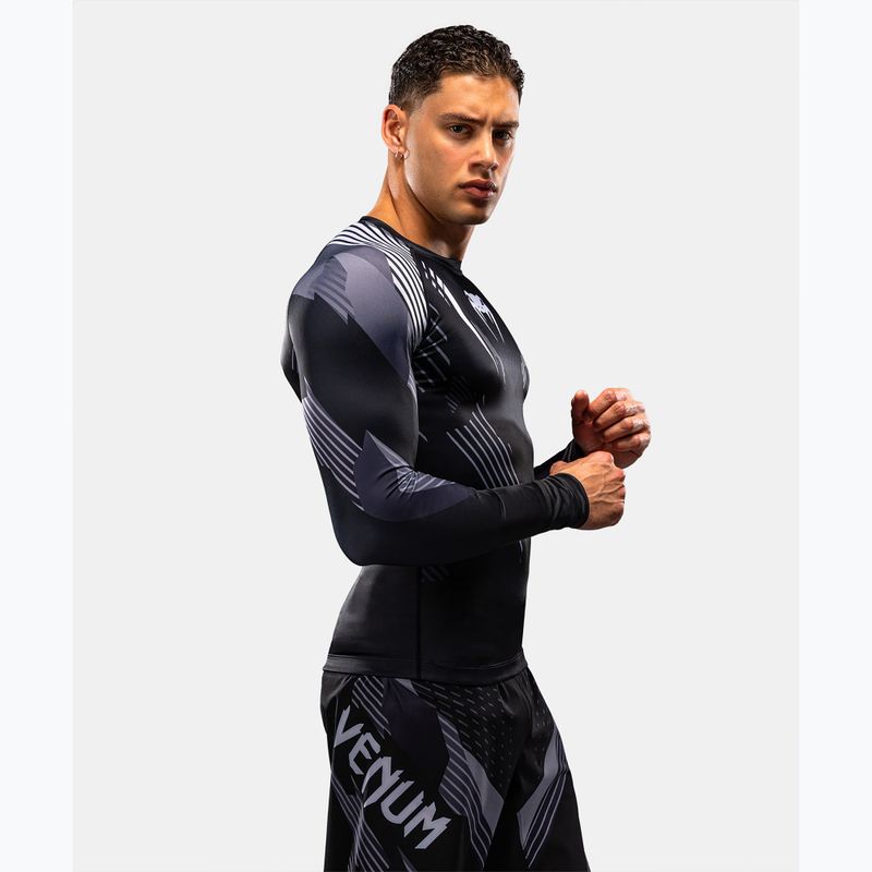 Rashguard bărbați mânecă lungă Venum No-Gi 6.0 Rashguard black/white 4