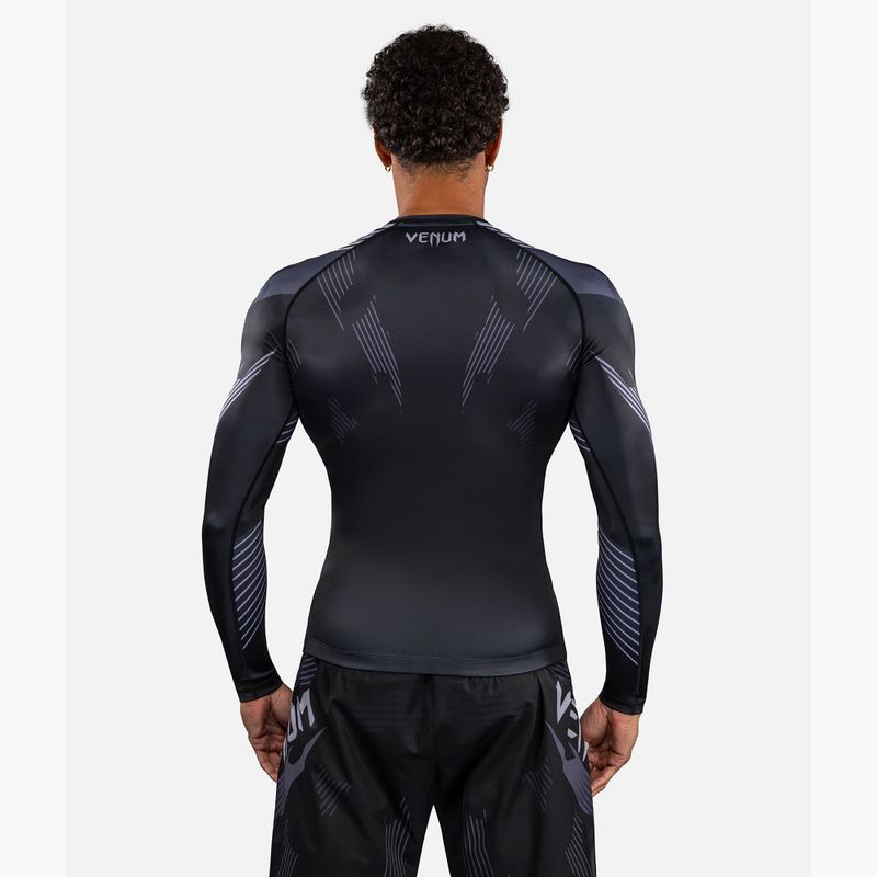 Rashguard bărbați mânecă lungă Venum No-Gi 6.0 Rashguard black/grey 3