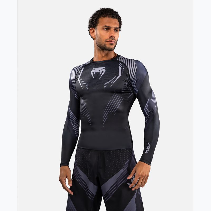 Rashguard bărbați mânecă lungă Venum No-Gi 6.0 Rashguard black/grey 4