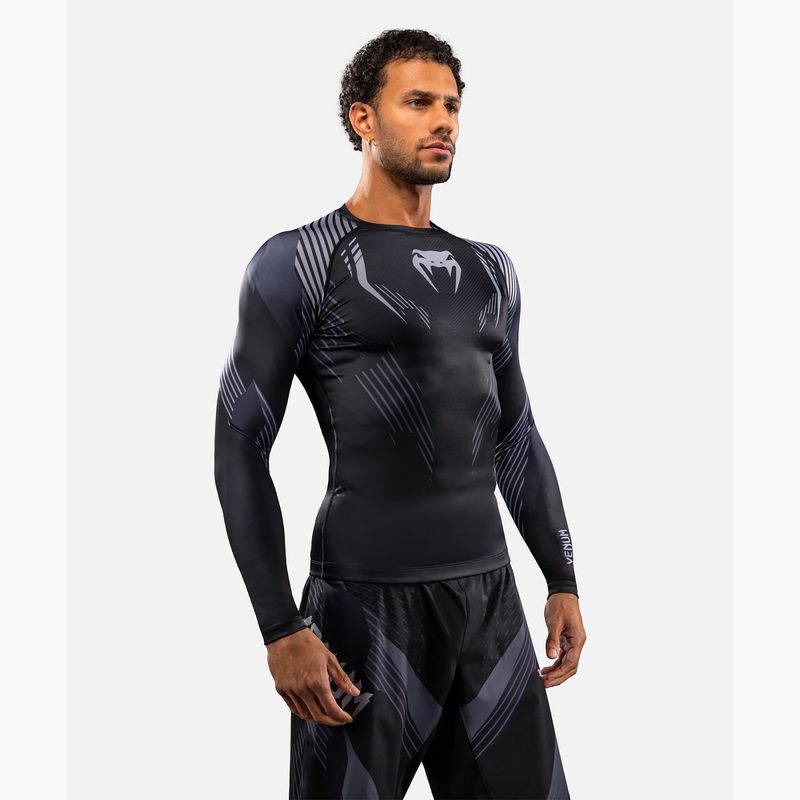 Rashguard bărbați mânecă lungă Venum No-Gi 6.0 Rashguard black/grey 5
