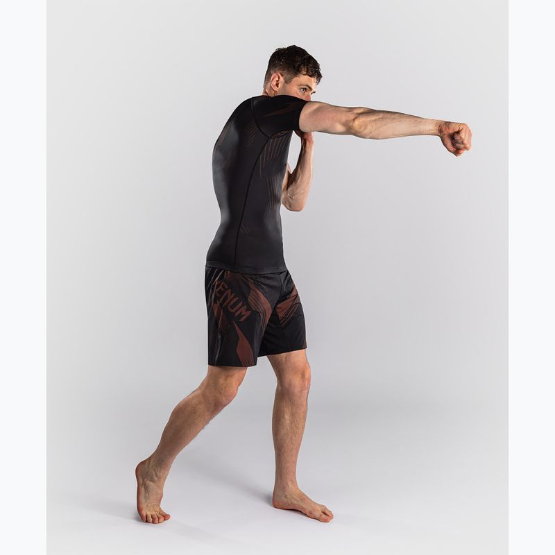 Rashguard pentru bărbați Venum No-Gi 6.0 Rashguard black/brown 2