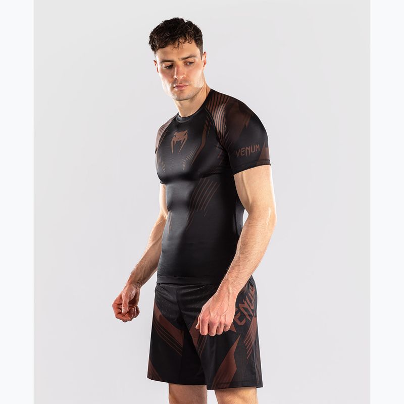 Rashguard pentru bărbați Venum No-Gi 6.0 Rashguard black/brown 4