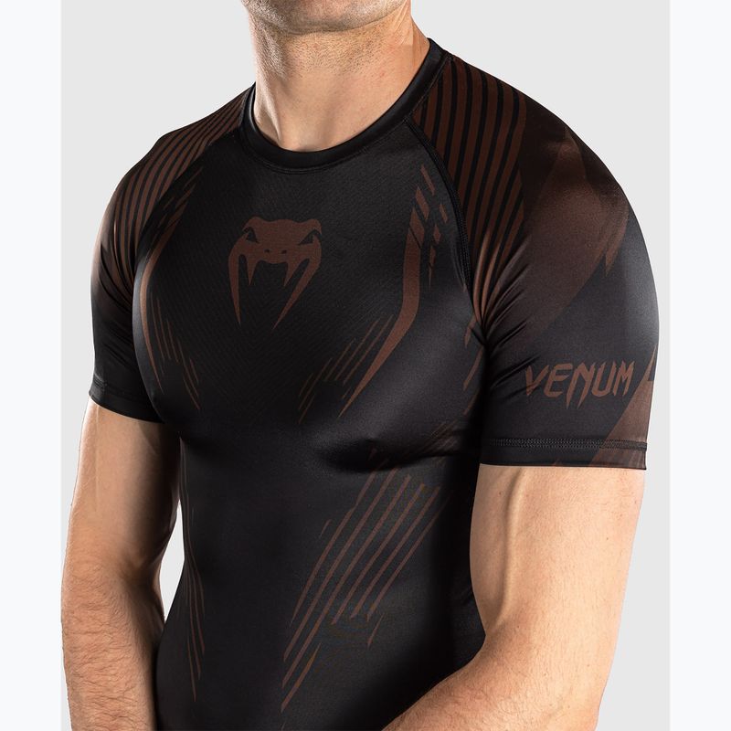 Rashguard pentru bărbați Venum No-Gi 6.0 Rashguard black/brown 5