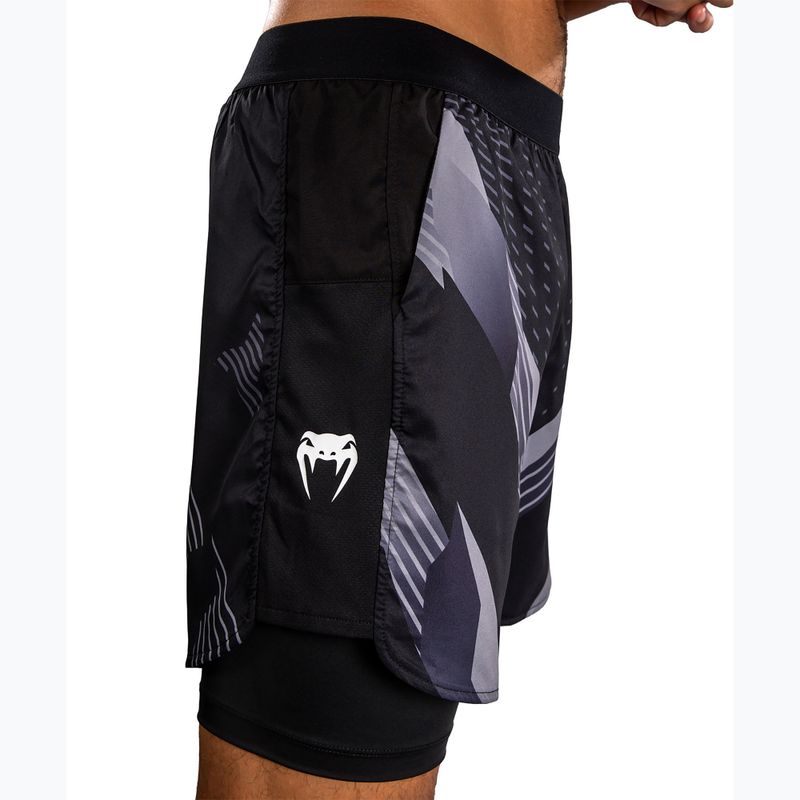 Pantaloni scurți de antrenament pentru bărbați Venum No-Gi 6.0 Training black/white 7
