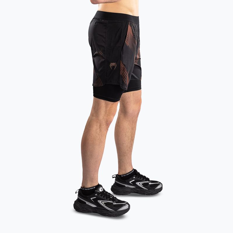 Pantaloni scurți de antrenament pentru bărbați Venum No-Gi 6.0 Training black/brown 4