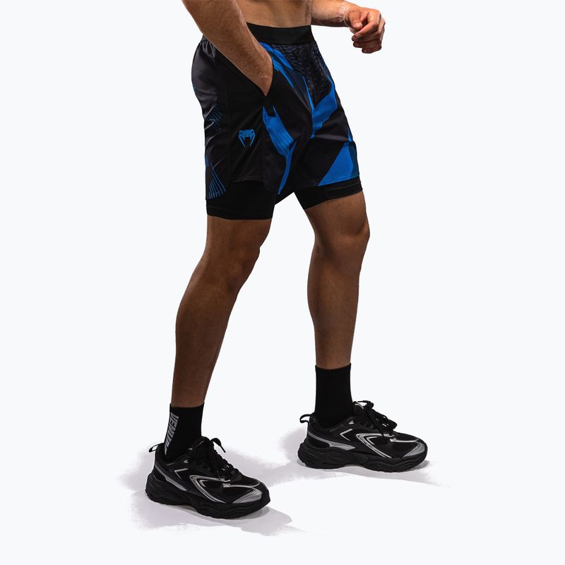 Pantaloni scurți de antrenament pentru bărbați Venum No-Gi 6.0 Training black/blue 5