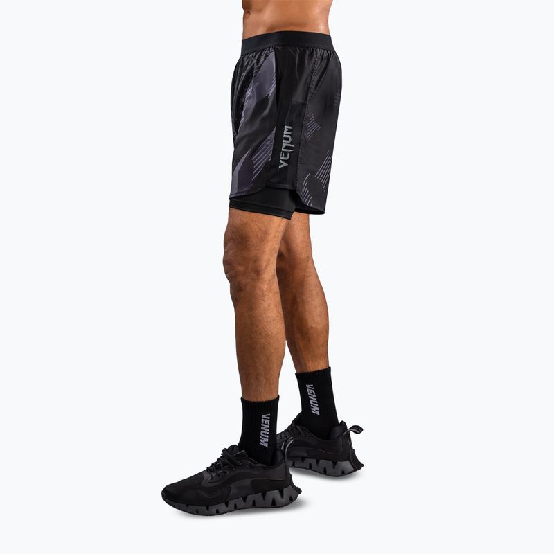 Pantaloni scurți de antrenament pentru bărbați Venum No-Gi 6.0 Training black/grey 4