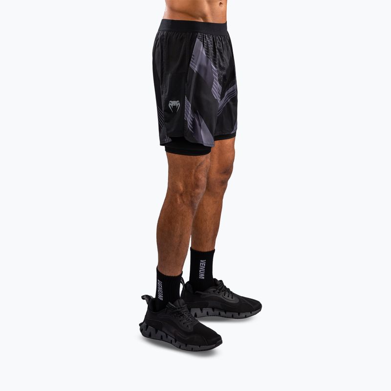 Pantaloni scurți de antrenament pentru bărbați Venum No-Gi 6.0 Training black/grey 5