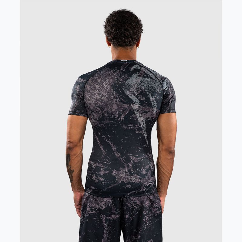 Rashguard pentru bărbați Venum Rage & Workout Rashguard SS black/grey 2