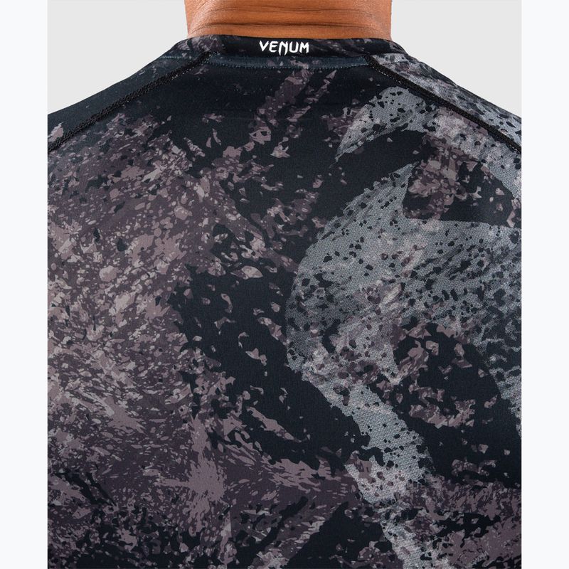 Rashguard pentru bărbați Venum Rage & Workout Rashguard SS black/grey 6
