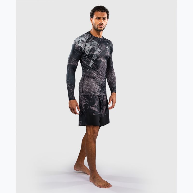 Rashguard bărbați mânecă lungă Venum Rage & Workout Rashguard LS black/grey 2