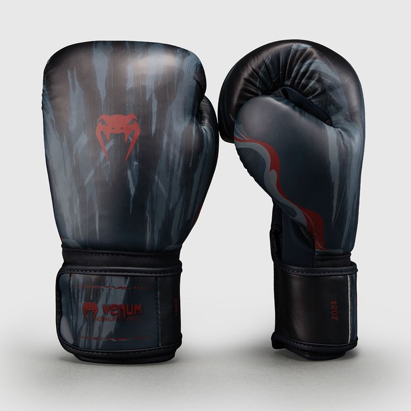 Mănuși de box Venum Demon Boxing black/grey 2