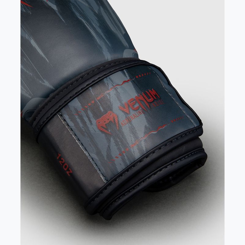 Mănuși de box Venum Demon Boxing black/grey 4