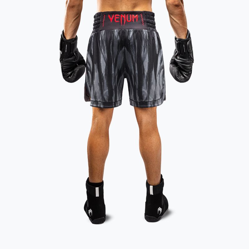 Pantaloni scurți de antrenament pentru bărbați Venum Demon Boxing black/grey 3