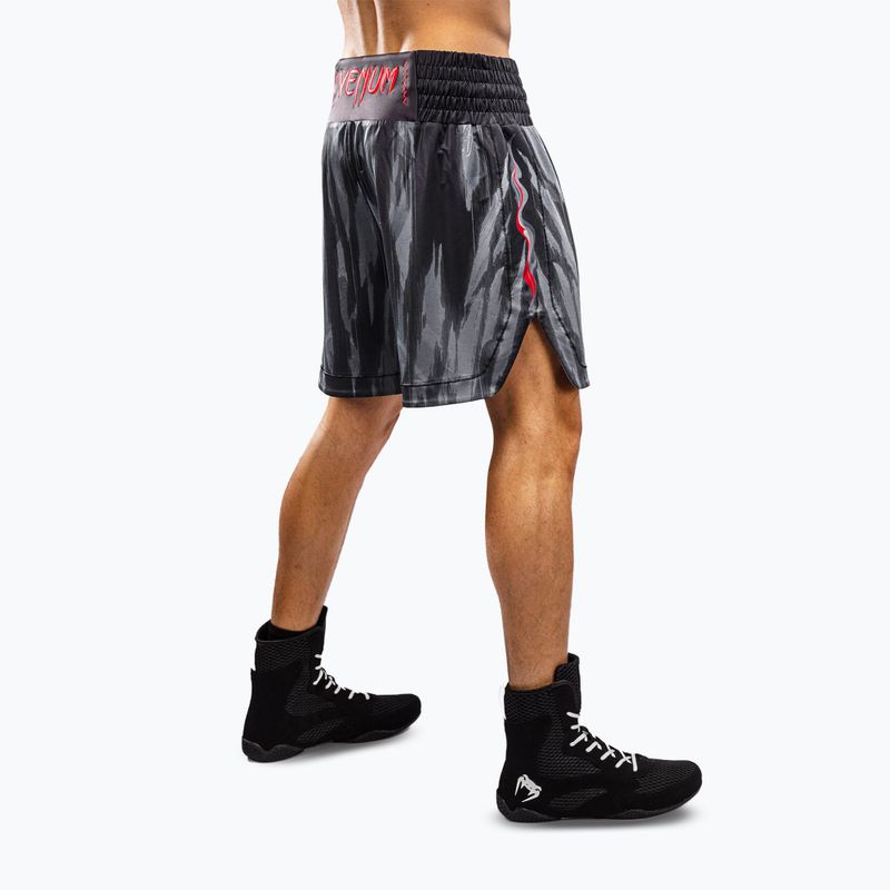 Pantaloni scurți de antrenament pentru bărbați Venum Demon Boxing black/grey 5