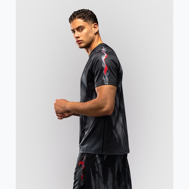 Tricou pentru bărbați Venum Demon Dry Tech black/grey 3