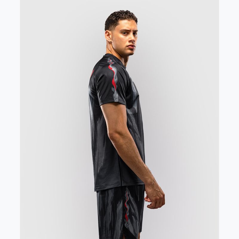 Tricou pentru bărbați Venum Demon Dry Tech black/grey 4