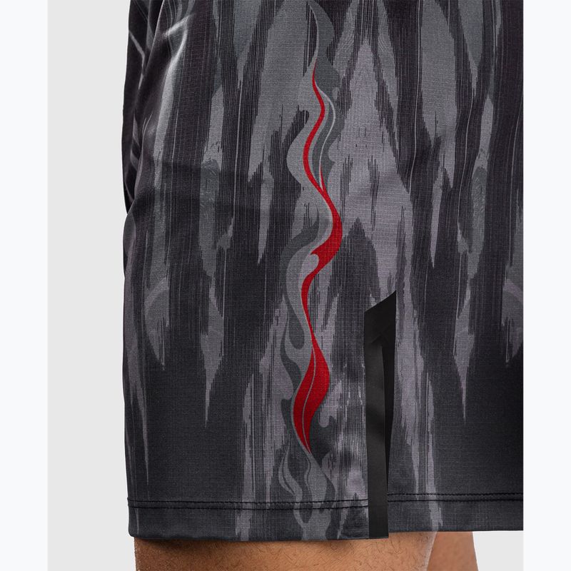 Pantaloni scurți de antrenament pentru bărbați Venum Demon Fight black/grey 6