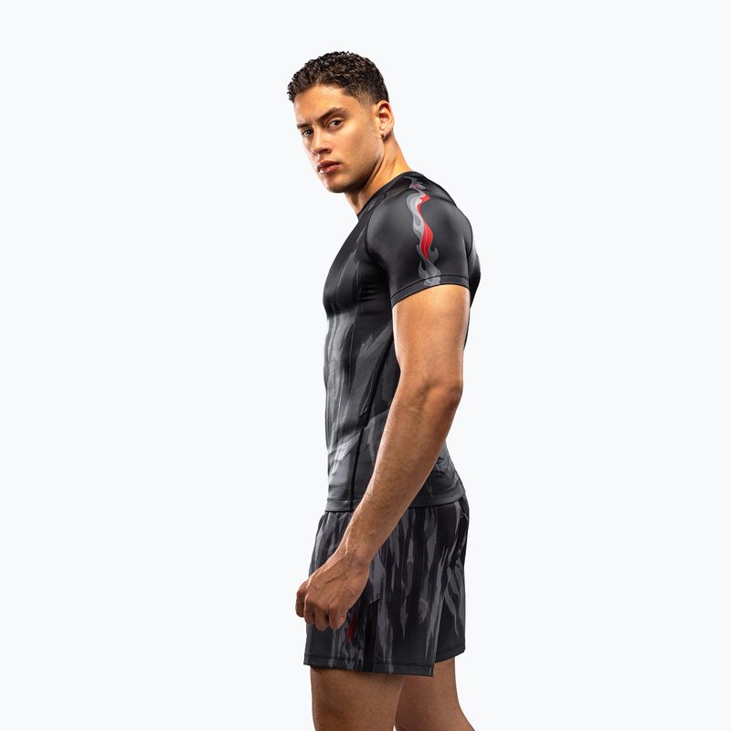 Rashguard pentru bărbați Venum Demon Rashguard SS black/grey 3