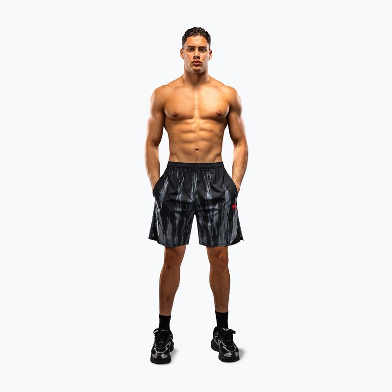 Pantaloni scurți de antrenament pentru bărbați Venum Demon Training black/grey 2